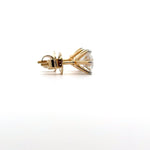 1.5 Carat Solitaire Modern Diamond Studs