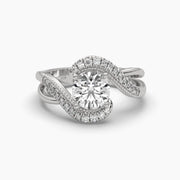 1.02 Carat Solitaire Round Diamond Twirling Ring