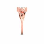 1 Carat Round Solitaire Tangled Diamond Ring
