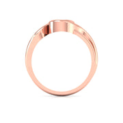 1 Carat Round Solitaire Tangled Diamond Ring