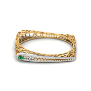 Pave Set Lab Grown Diamond Bracelet