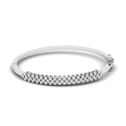 Delicate Gold Diamond Bangles