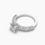 1.17 Carat Princess Solitaire Diamond Ring