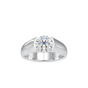 1.2 Carat Solitaire Diamond Engagement Ring For Men