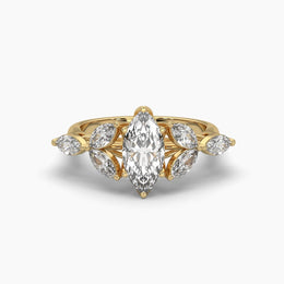 1.22 Carat Marquise Center Solitaire Ring