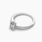 1 Carat Centre Solitaire Pear Shape Diamond Ring