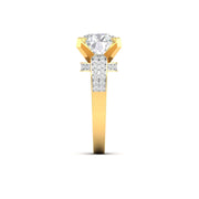 4 Carat Solitaire Sparkle Diamond Ring