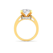 4 Carat Solitaire Sparkle Diamond Ring