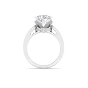 4 Carat Solitaire Sparkle Diamond Ring