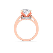 4 Carat Solitaire Sparkle Diamond Ring