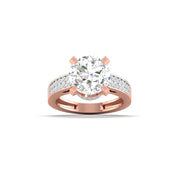 4 Carat Solitaire Sparkle Diamond Ring