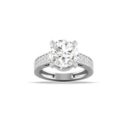 4 Carat Solitaire Sparkle Diamond Ring