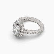 1.32 Carat Oval Shape Diamond Solitaire Ring
