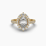1.32 Carat Oval Shape Diamond Solitaire Ring