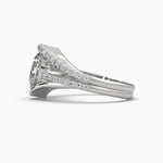 1.5 Carat Solitaire Pear Radiance Ring