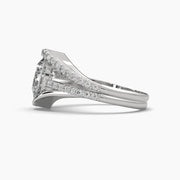 1.5 Carat Solitaire Pear Radiance Ring