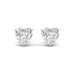 1.5 Carat Each Heart Shape Solitaire Earring