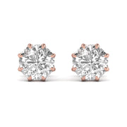 1.5 Carat Each Round Diamond  Earring