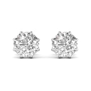 1.5 Carat Each Round Diamond  Earring