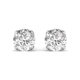 1.5 Carat Each Round Diamond Studs