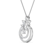 1.5 Carat Gold Swirl Drop Earrings