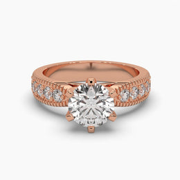 1.5 Carat Round Diamond Timeless Elegance Ring
