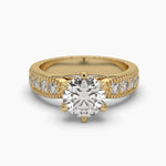 1.5 Carat Round Diamond Timeless Elegance Ring