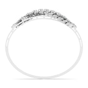 Elegant Multi-Diamond Bangle