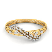 Elegant Multi-Diamond Bangle