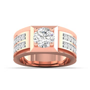 1.5 Carat Men's Bold Diamond Wedding Ring
