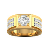 1.5 Carat Men's Bold Diamond Wedding Ring