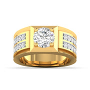 1.5 Carat Men's Bold Diamond Wedding Ring