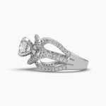 1.5 Carat Twirling Diamond Ring