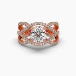 1.5 Carat Twirling Diamond Ring