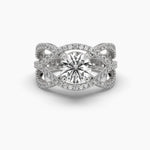 1.5 Carat Twirling Diamond Ring