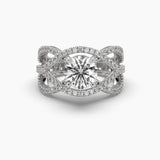 1.5 Carat Twirling Diamond Ring