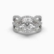 1.5 Carat Twirling Diamond Ring