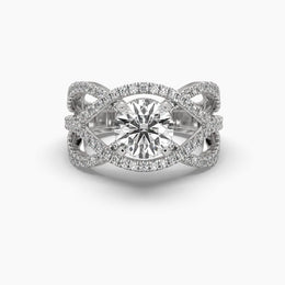 1.5 Carat Twirling Diamond Ring