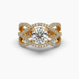 1.5 Carat Twirling Diamond Ring