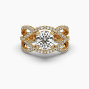 1.5 Carat Twirling Diamond Ring
