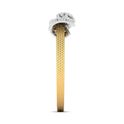 Sparkling Round Diamond Bangle