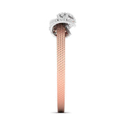 Sparkling Round Diamond Bangle