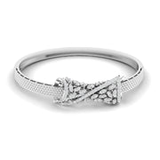 Sparkling Round Diamond Bangle