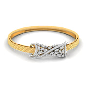 Sparkling Round Diamond Bangle