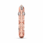 Intricate Filigree Diamond Bangle