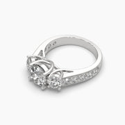 1.7 Carat Triple Grace Diamond Ring