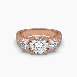 1.7 Carat Triple Grace Diamond Ring