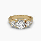 1.7 Carat Triple Grace Diamond Ring