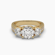 1.7 Carat Triple Grace Diamond Ring