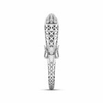 Baguette & Round Diamond Bangle